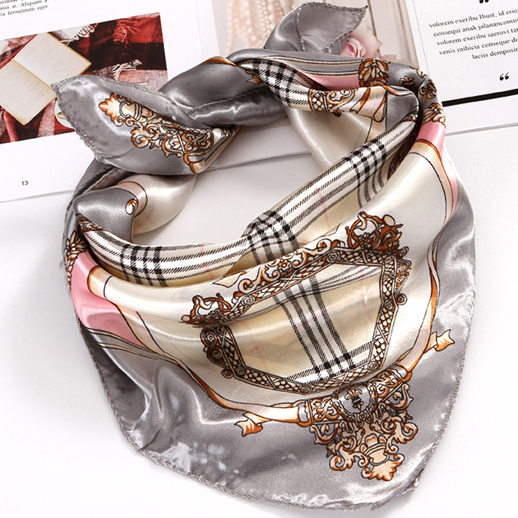 Professional Women's Square Scarf For Business & Flight Uniform_voghion.com