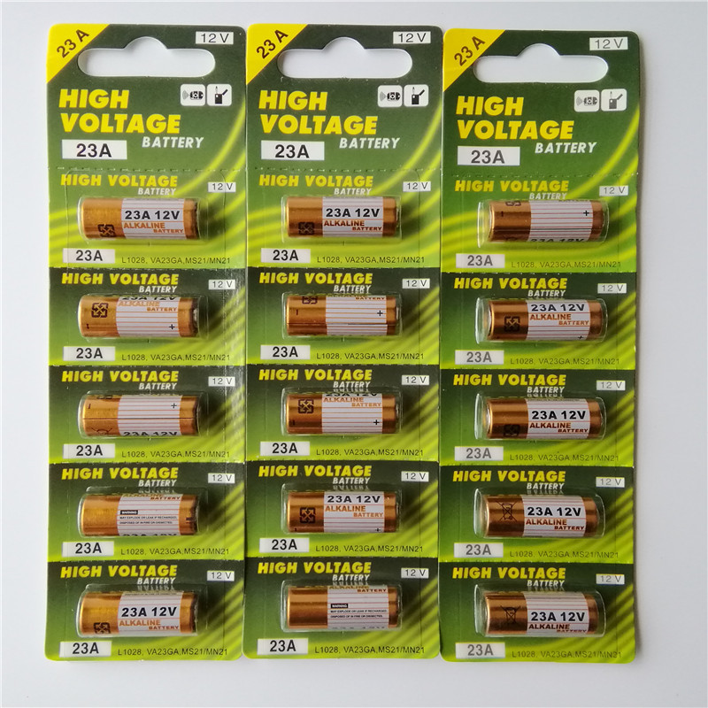 遥控器防盗器电池 23A12V L1028门铃12V 23A电池 27A 12V 23A|ms