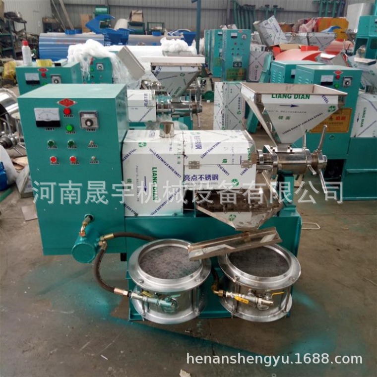 流动多功能凉榨榨油机螺旋式菜籽油压榨机全自动文冠果榨油机商家