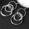 Fashionable accessory, trend earrings, European style, wholesale