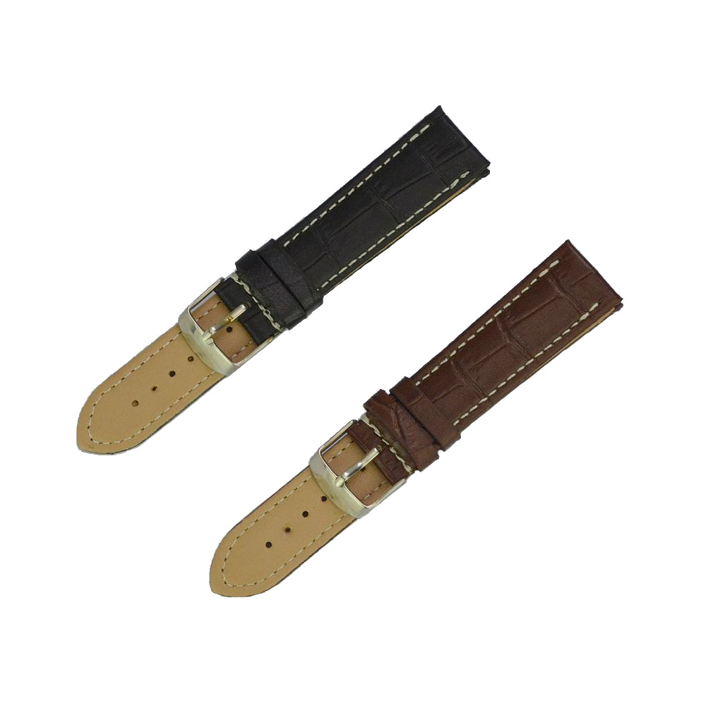 White line The first layer Calfskin Bamboo Watch strap man lady currency Watch strap genuine leather Watch strap Manufactor Direct selling