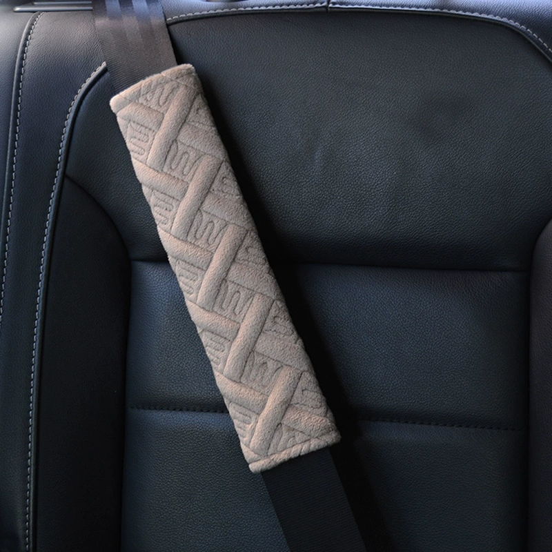 Ремень безопасности автомобиля плечевая накладка Мода M-grid крышка ремня безопасности автомобиля держатель ремня безопасности может быть напечатан логотип