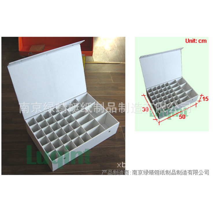 厂家生产定制瓦楞纸盒 办公或展示纸盒 PDQ展示盒