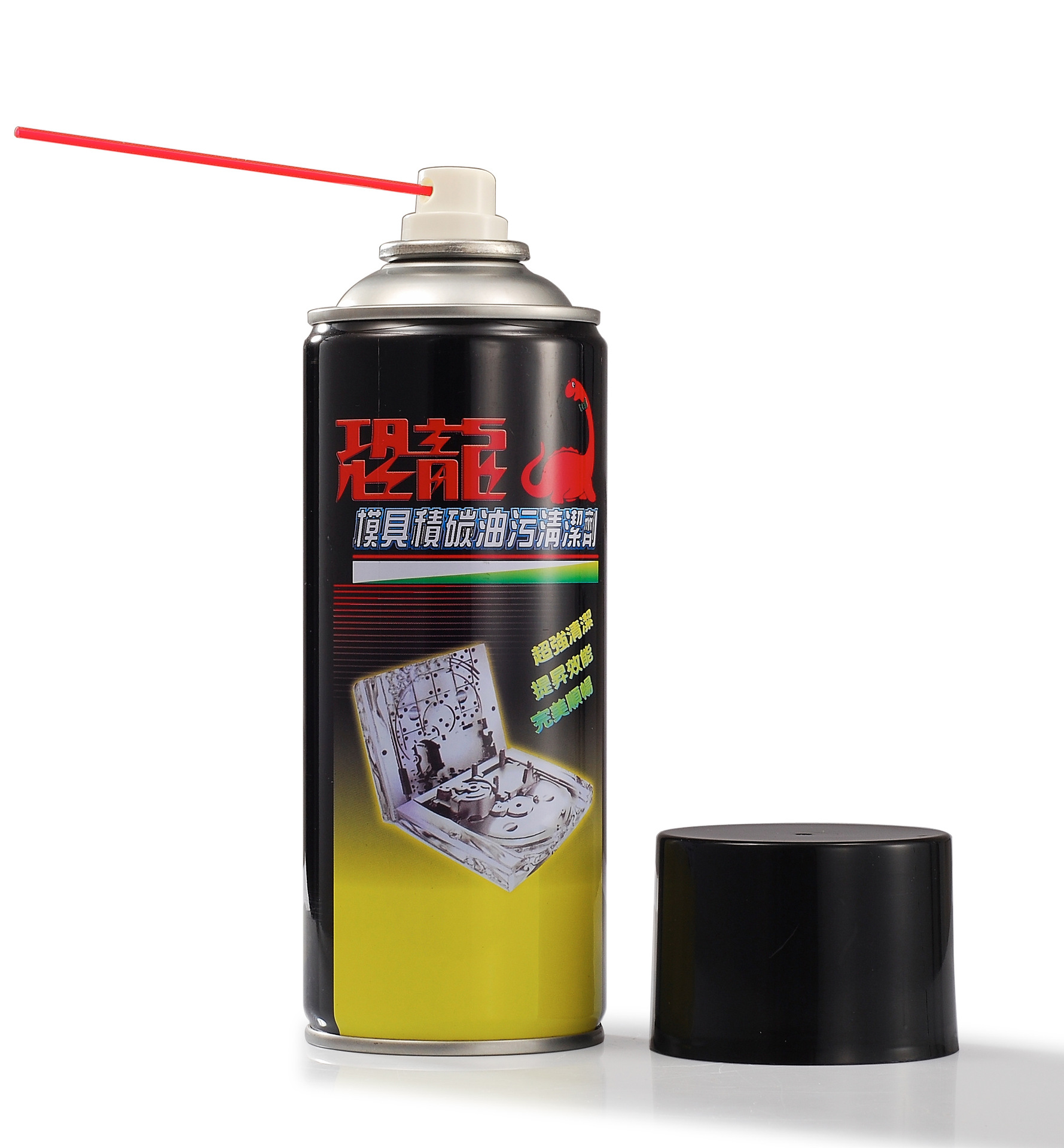 台湾恐龙牌机械油污清洁剂 模具油污积碳清洗推进剂批发