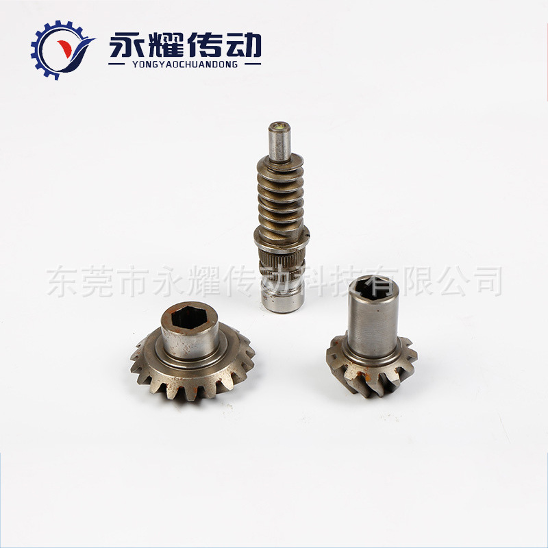 供应 可批发永耀黄铜螺旋伞齿组合 工业五金配件硬齿面螺旋齿轮