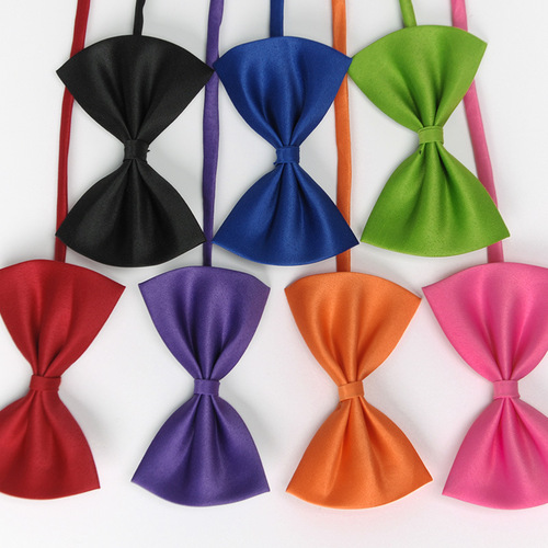 Groomsmen and Grooms Wedding Bow Tie Wedding Formal British Korean Style Red Black Men's Bow Tie Single Layer Bow Tie for Women