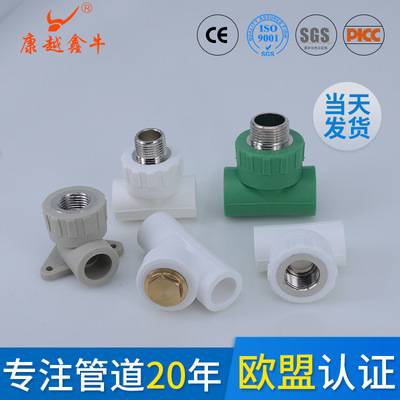 PPR parts Endodontia Internal thread tee Elbow External teeth External thread tee filter
