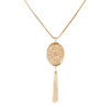 Accessory, pendant with tassels, necklace, suitable for import, European style