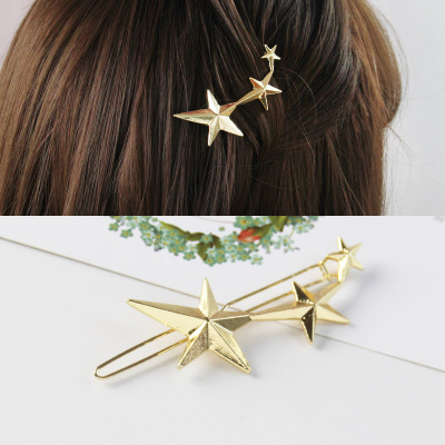20g Weight Hair Clip Hair Accessories Type 1 Piece Quantity Daily Occasion Alloy Material Moon Pattern Women'S Gender Plating Design Simple Style Style Simple Style Moon Alloy Plating Hair Clip 1 Piece 24