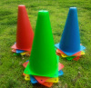 23CM basement logo barrel football training logo bar barrier roadblock training cone ice cream barrel sports supplies