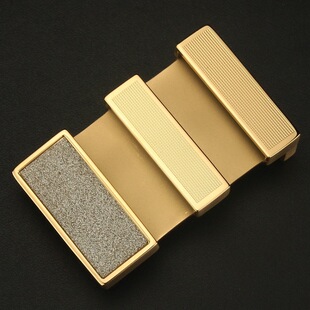 Wholesale stainless steel men's belt buckle belt head smooth buckle waist pants buckle wear 3.8cm accessories