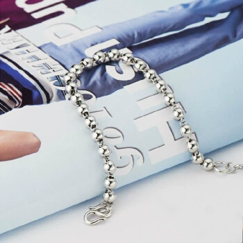 Silver bracelet, universal chain for men and women, simple and elegant design, silver 925 sample