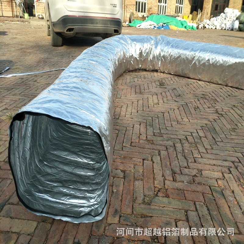 方形铝箔软管 橡塑保温铝箔软管 风机铝箔软连接