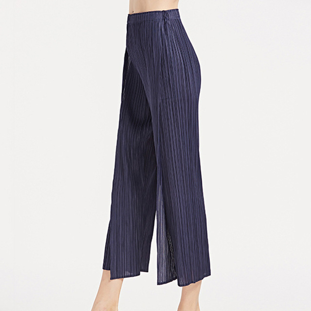 New Straight Trousers Comfortable Trousers Loose Open-fold Pants