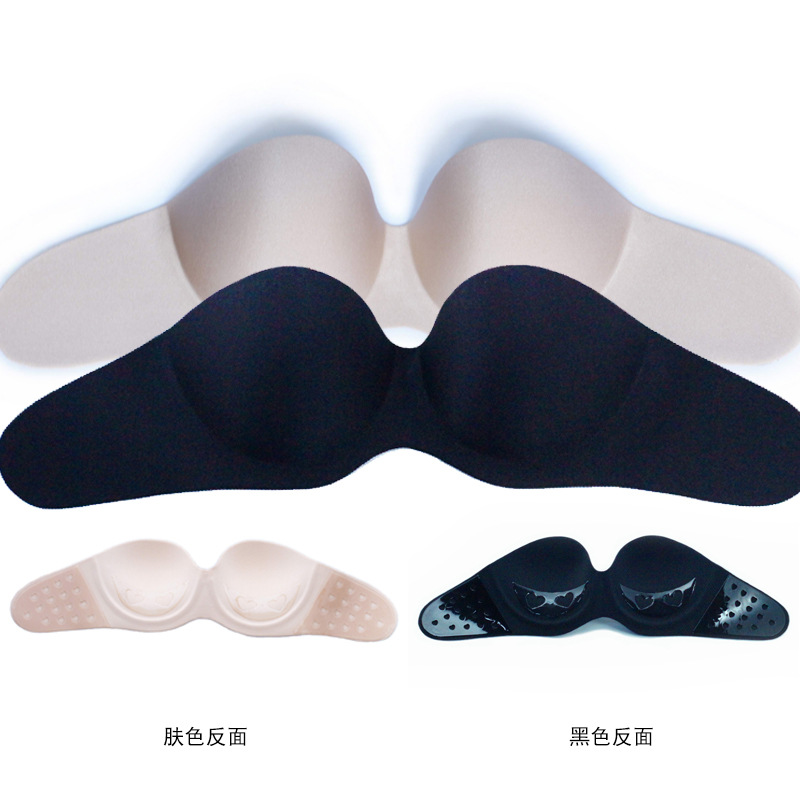 廠家直銷加厚聚攏隱形矽膠文胸 無肩帶性感禮服文胸女 熱銷批發