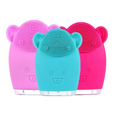 电动硅胶洁面仪超声波毛孔去污防水洗脸仪|ms