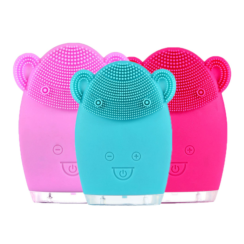 电动硅胶洁面仪超声波毛孔去污防水洗脸仪|ms