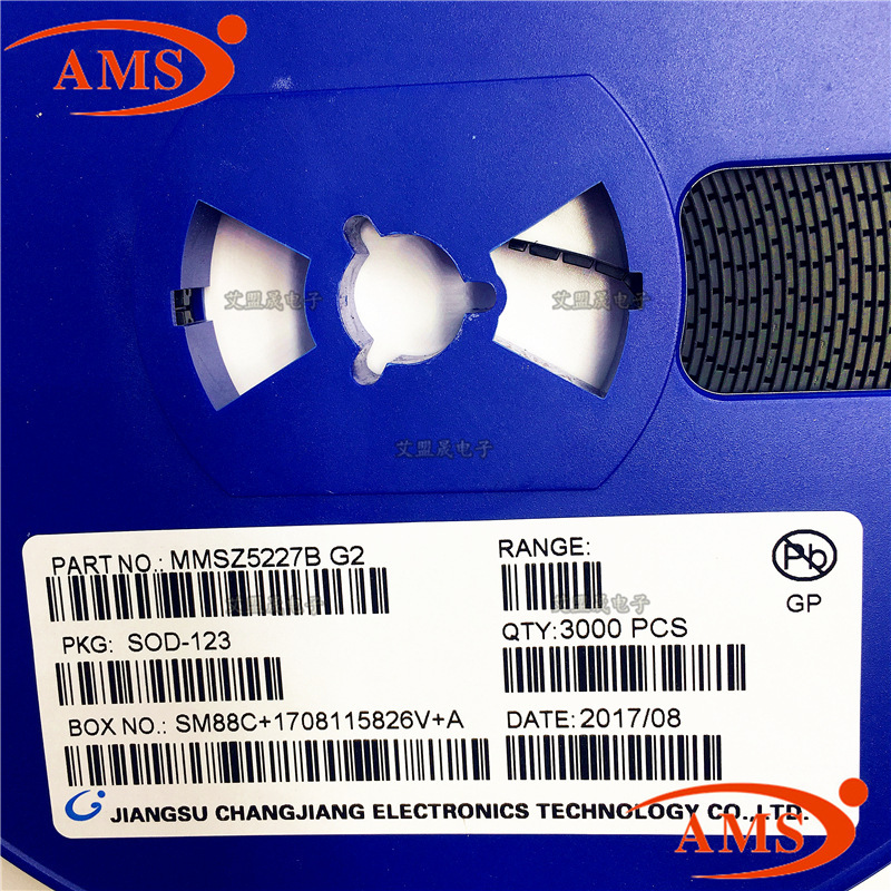 MMSZ5227B 丝印:G2 SOD-123 CJ/长电 贴片二极管稳压管 全新现货