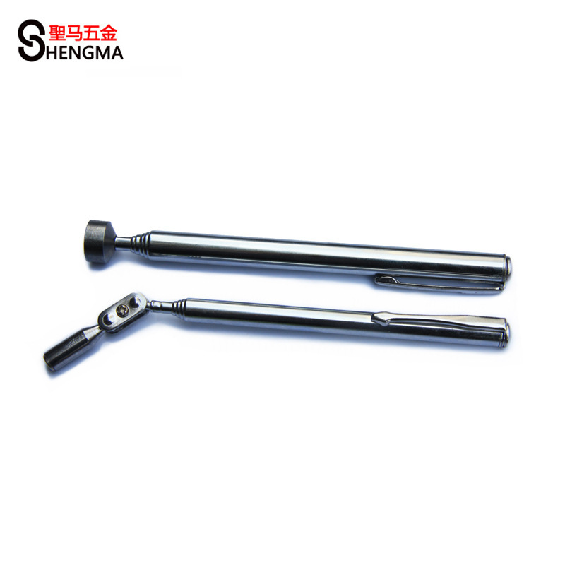 【圣马五金】万向笔形伸缩 笔杆式磁铁取物棒 取物器 强磁 7/14mm