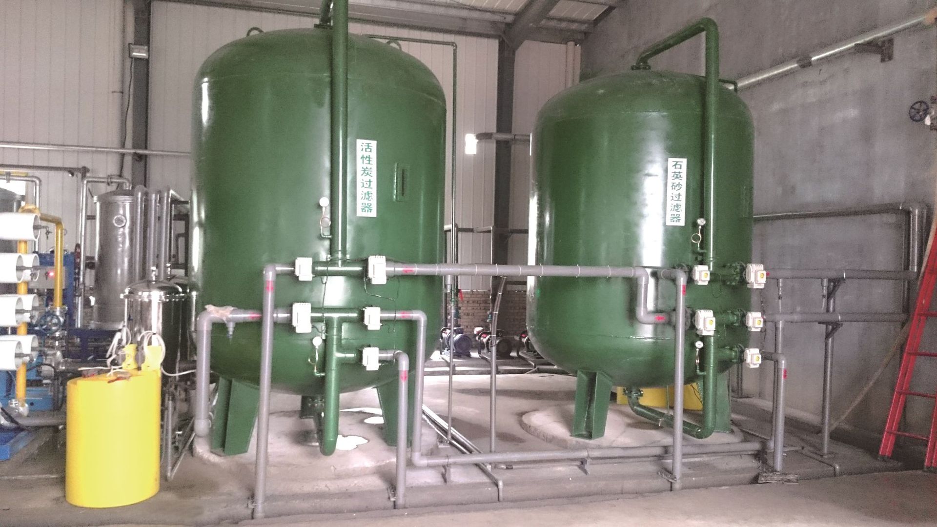 多介质过滤器，石英砂，锰砂除铁锰超滤纯水机高效过滤