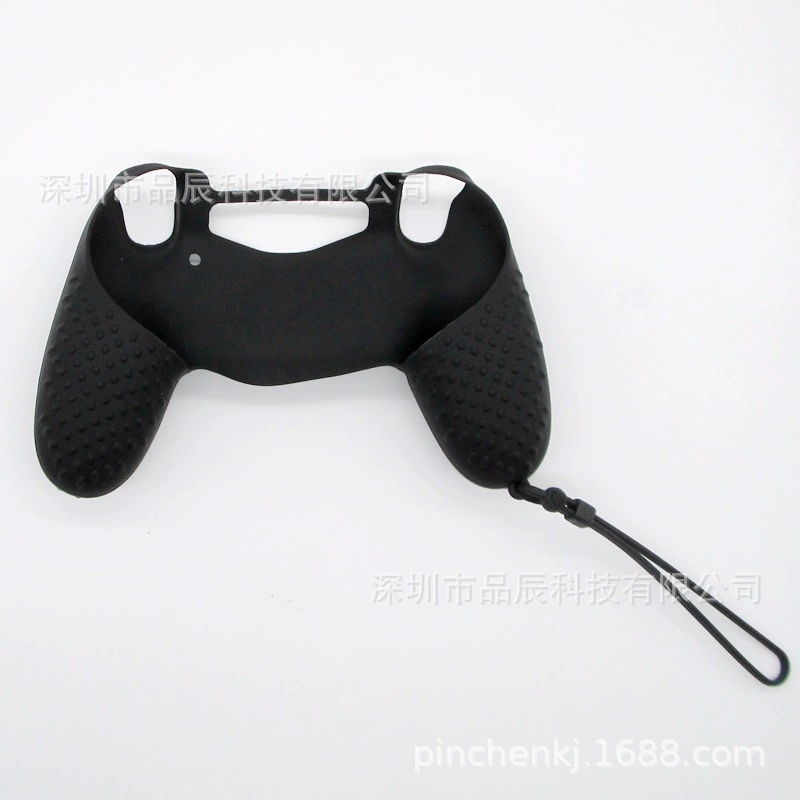 Силиконовый чехол для контроллера (PS4 / PS4 Slim / Pro), мягкая рукоять с защитной стропой на запястье