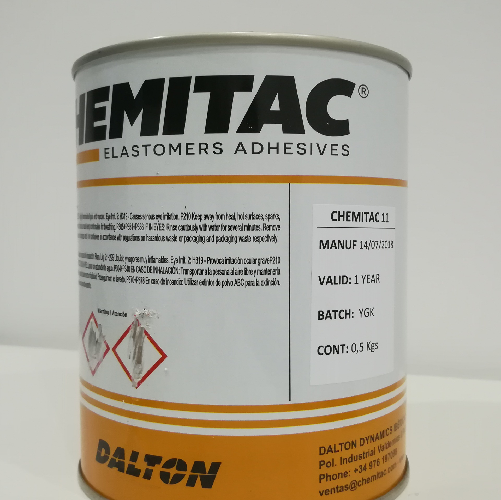 供应西班牙道尔顿CHEMITAC 11丁腈橡胶热硫化粘合剂