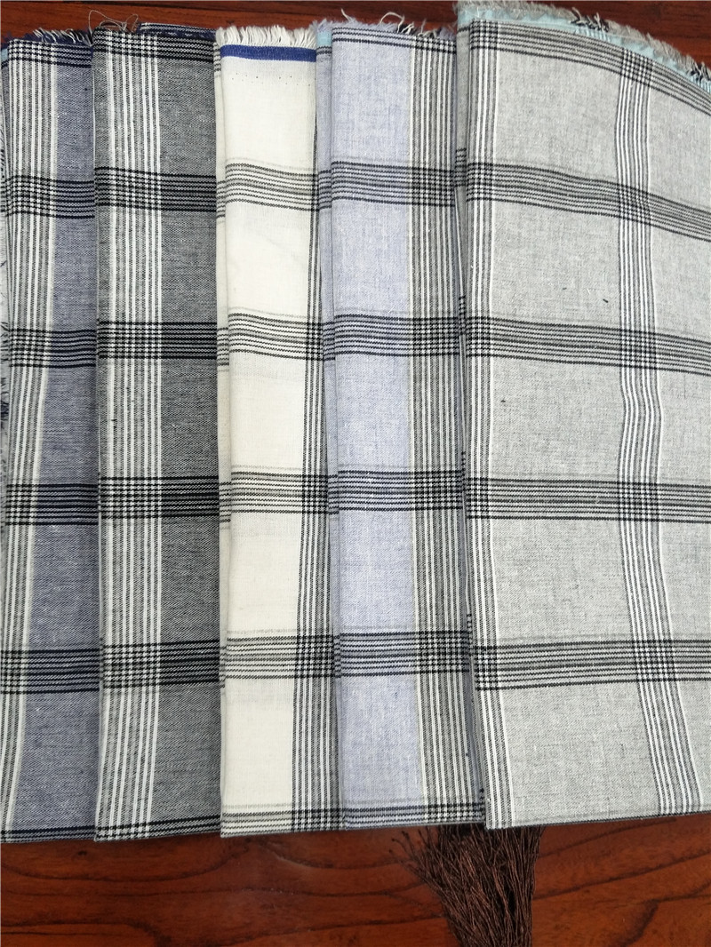 女装大格 现货麻棉  休闲面料