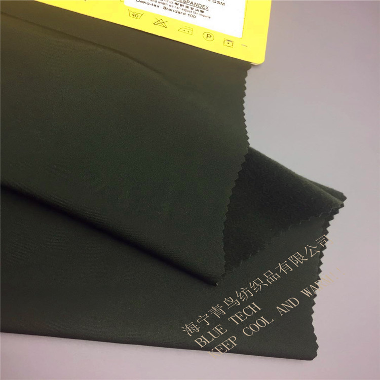 锦氨拉毛  ，单面起绒，可做秋冬打底裤用面料