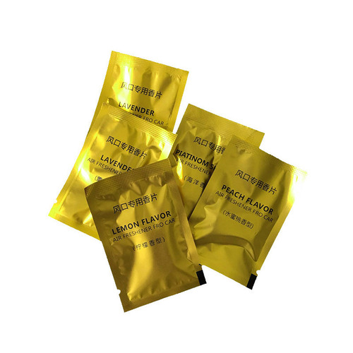 Car air outlet fragrance tablets, hanging neck fan balm tablets, car perfume refill liquid, car aromatherapy replacement fragrance cotton core