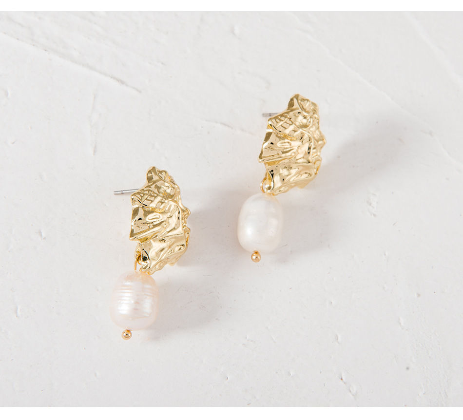 Fashion Flower Tassel Heart Shaped Geometric Alloy Pearl Earrings Wholesale display picture 3