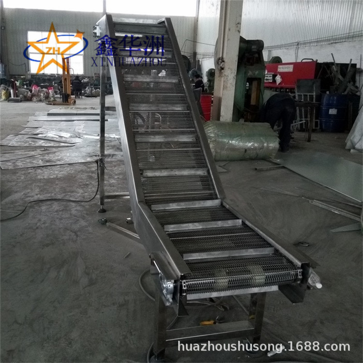 Manufactor sale Various Stainless steel mesh Conveyor Chain hoist Loading conveyor Reasonable price