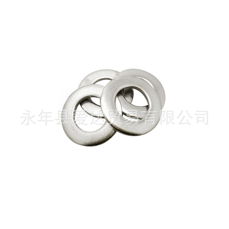 大量热销加厚垫片 201不锈钢加大平垫 M8华丝华司平介
