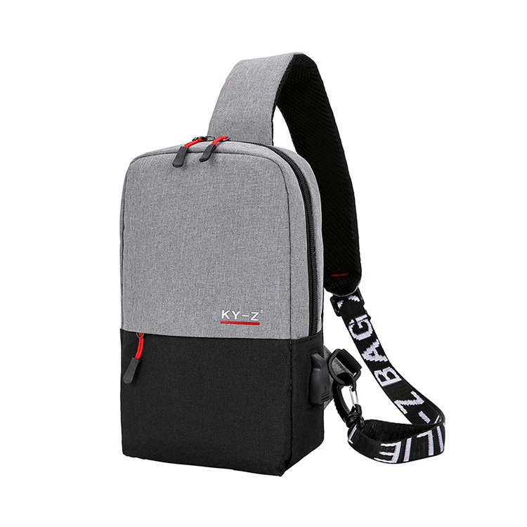 2020新款男士胸包休闲斜挎包运动男女胸前包单肩背包骑行包