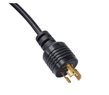 美标三芯插头 自锁插 电源线延长线批发 NEMA L7-15P 煊华