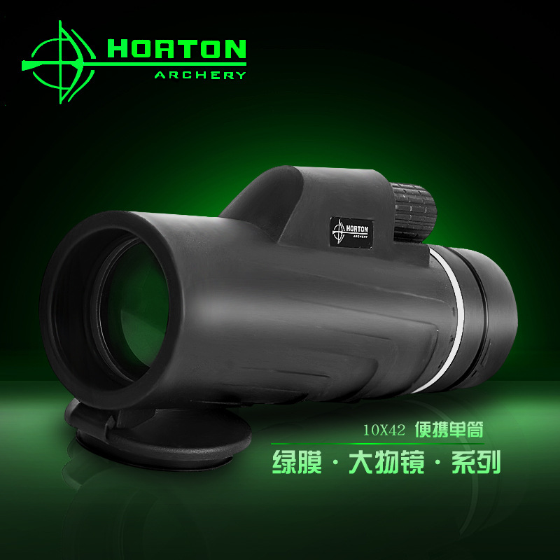 单筒望远镜10*42高倍单筒户外望远镜 高清双调迷你手机望远镜批发