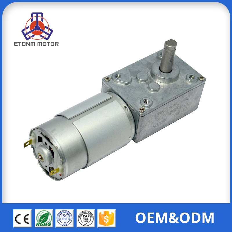 供应蜗杆减速电机 58mm 低噪音 机器人关节电机 家用电器电机 12V