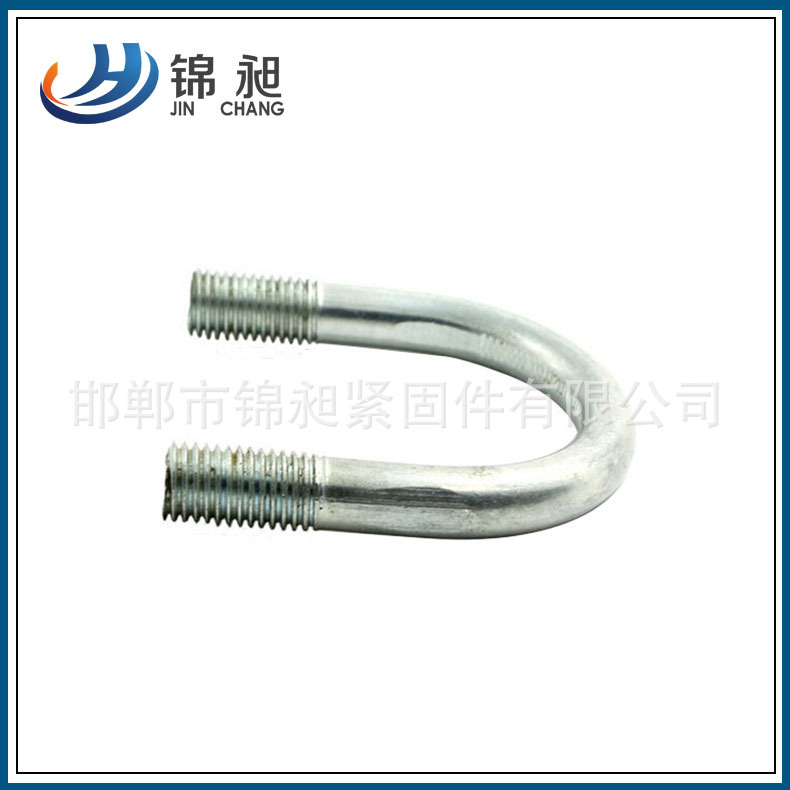 直销预埋U型螺栓 热镀锌U型螺丝 建筑预埋件U型管卡
