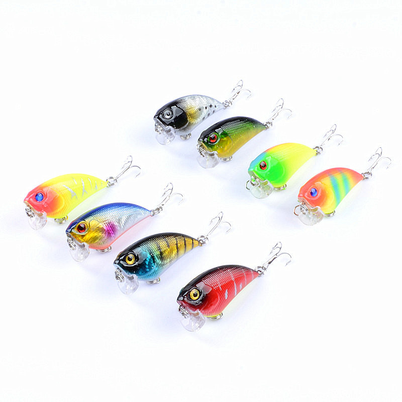 Micro Square Bill Crankbait Lure For Bass Trout Walleye Saltwater Freshwater Fishing