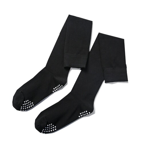 Silicone non-slip yoga socks massage floor socks women's sports cycling long socks summer air-conditioned room leggings and knee pads for women