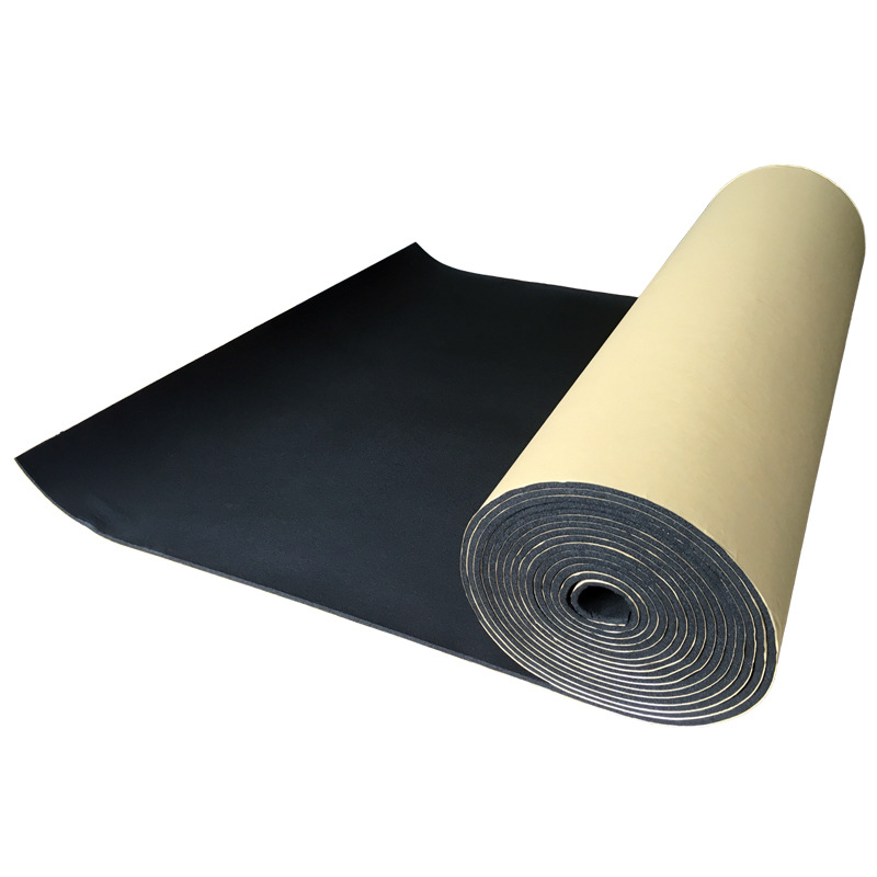 汽車6mm8mm10mm隔音棉 b2級橡塑棉水管隔音保溫棉 定制聲學材料