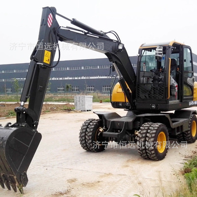 厂家供应 小型挖掘机85 轮式挖掘机 挖机专业生产厂家 品质保证