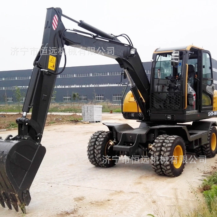 厂家供应 小型挖掘机85 轮式挖掘机 挖机专业生产厂家 品质保证