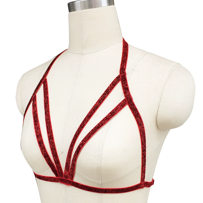 Red belt, elastic bra, underwear, uniform, ebay