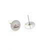 Earrings stainless steel, accessory, 10mm, 6mm, 4mm