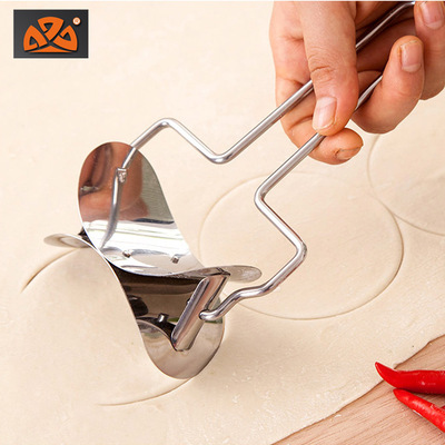 goods in stock 304 Stainless steel Dumplings device Dumpling skin mould Dumpling skin kitchen Gadgets Manufactor wholesale