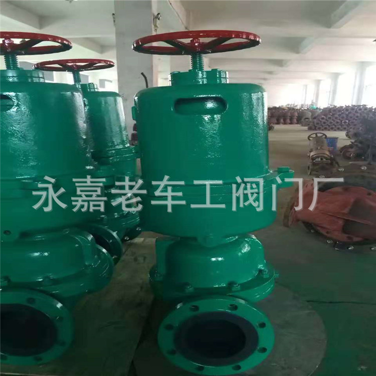 气动衬胶隔膜阀 隔膜阀 DN100 G6B41J-10 常闭式气动衬胶隔膜阀