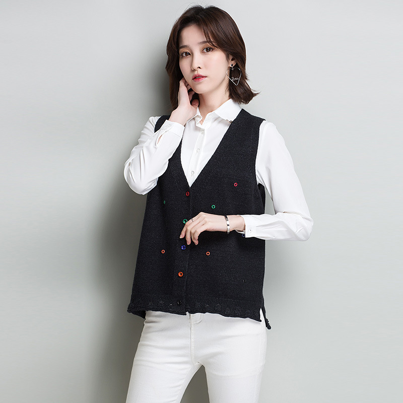 Gilet femme XIN YUROU en Tricot - Ref 3317979 Image 1
