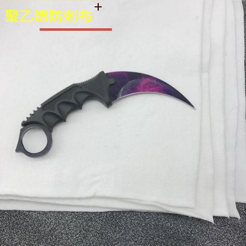 高强防刺服装内胆面料 超高分子量聚乙烯无纺布 高强毛毡针刺布