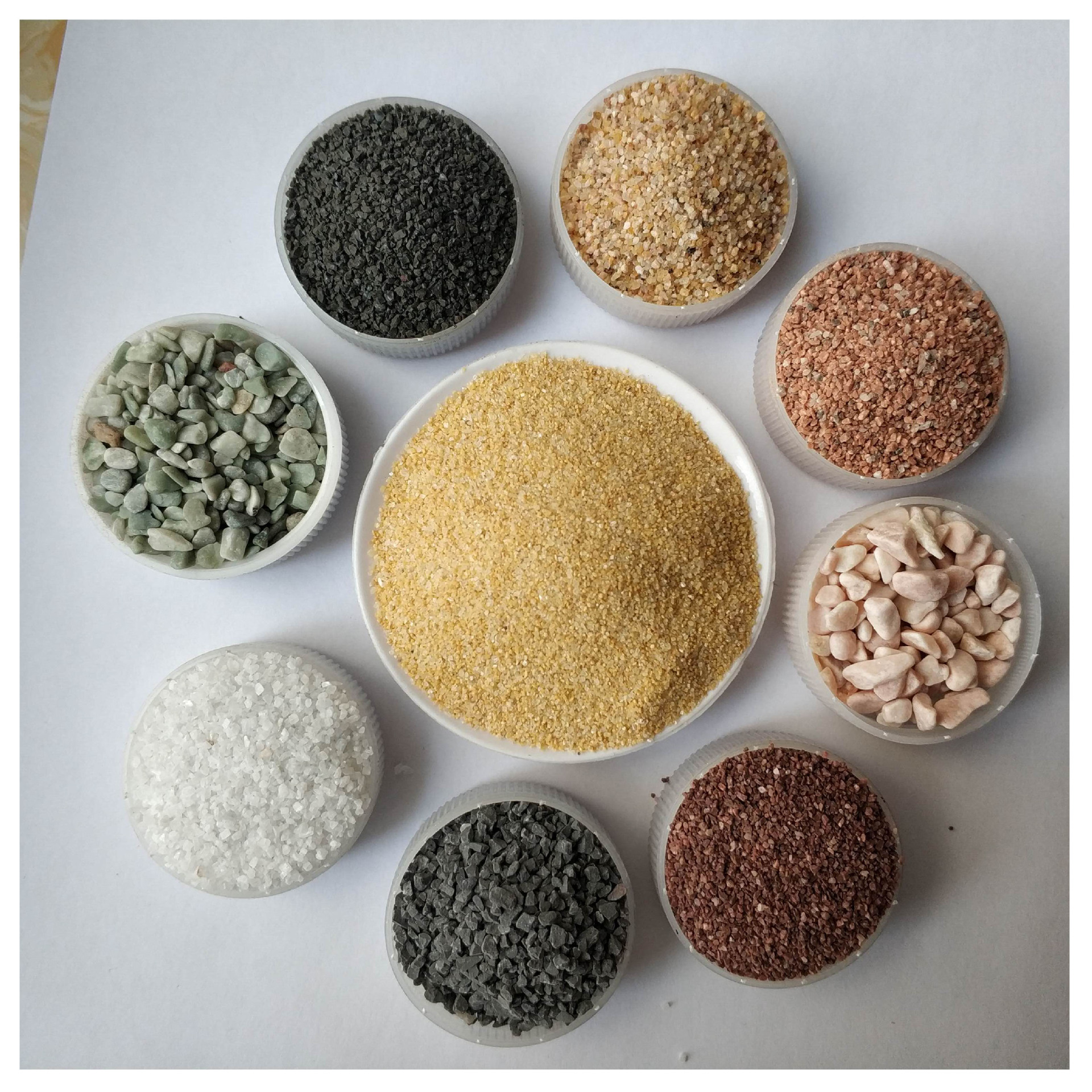 供应彩砂 真石漆彩砂  烧结彩砂 环氧地坪砂 白沙子