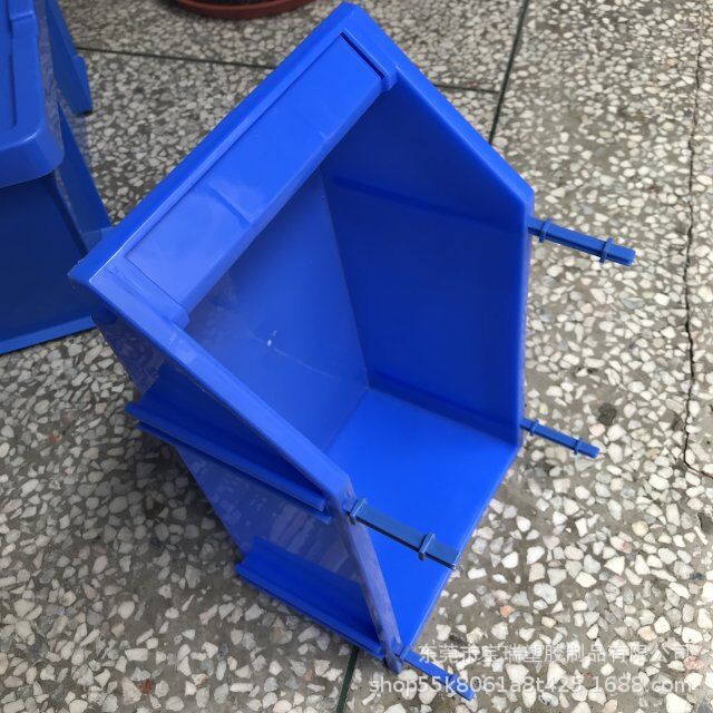 供应机械轻工厂 塑料斜口元件盒 组立式防静电零件盒立体收纳